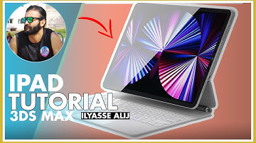 Modeling and texturing an ipad magic keyboard using 3ds max