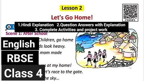 RBSE Class 4 English Chapter 2 let