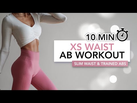 10 MIN XS WAIST WORKOUT | Slim Waist & Trained Abs | Eylem Abaci