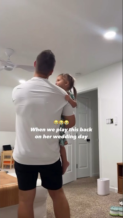 Love this sweet little daddy/daughter moment…and love the song choice! #fatherdaughter #weddingsong