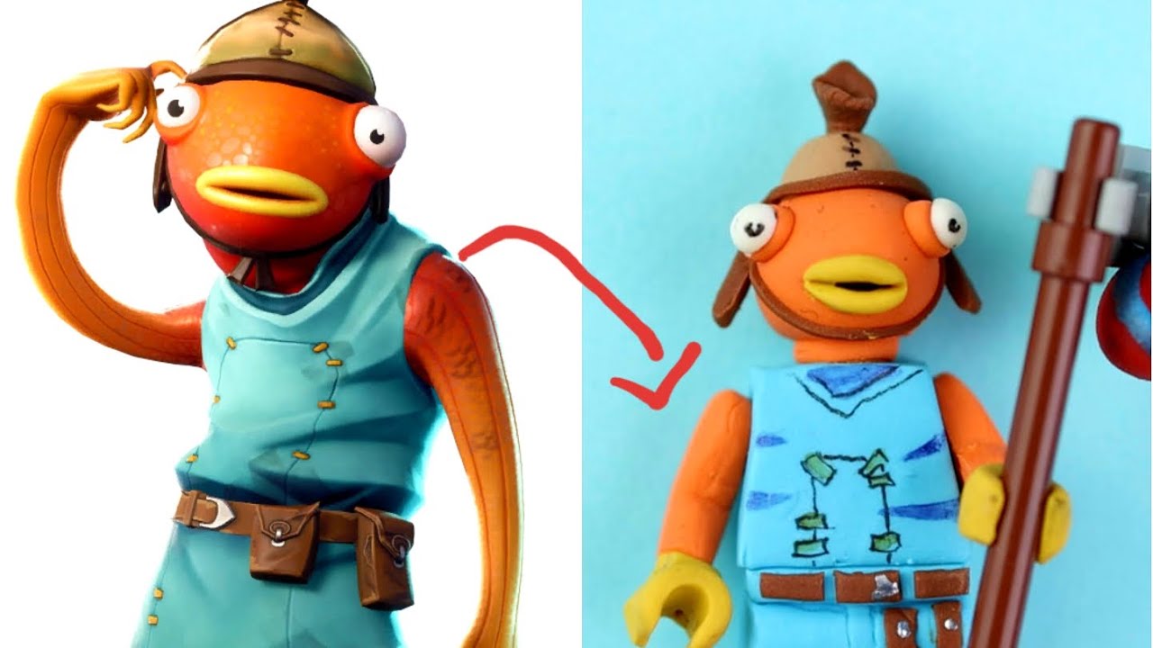 How To Build Fishstick from Fortnite in Lego YouTube