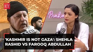 'Kashmir is not Gaza...': Shehla Rashid vs Farooq Abdullah over security situation in the Valley