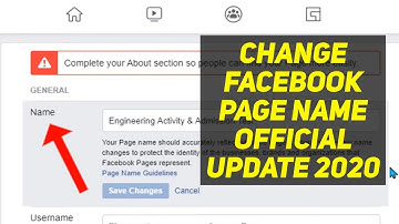 Change Facebook Page Name on Desktop💥