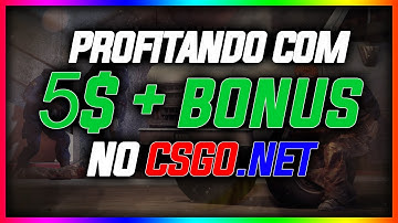 PROFITANDO com 5$ + 50% de BONUS no CSGONet - CSGO Open Case