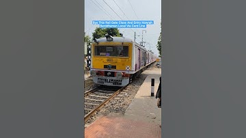Bys This Rail Gate Close And Entry Howrah Barddhaman Local Via Cord Line #viralshort #subscribe #1M