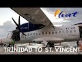 PORT OF SPAIN TO ST. VINCENT | LIAT | LOUNGE ACCESS | ATR 42-600 | TRIP REPORT