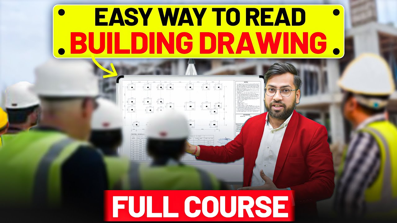 How to Read Construction Foundation Drawing | Footing Plan, Section ...