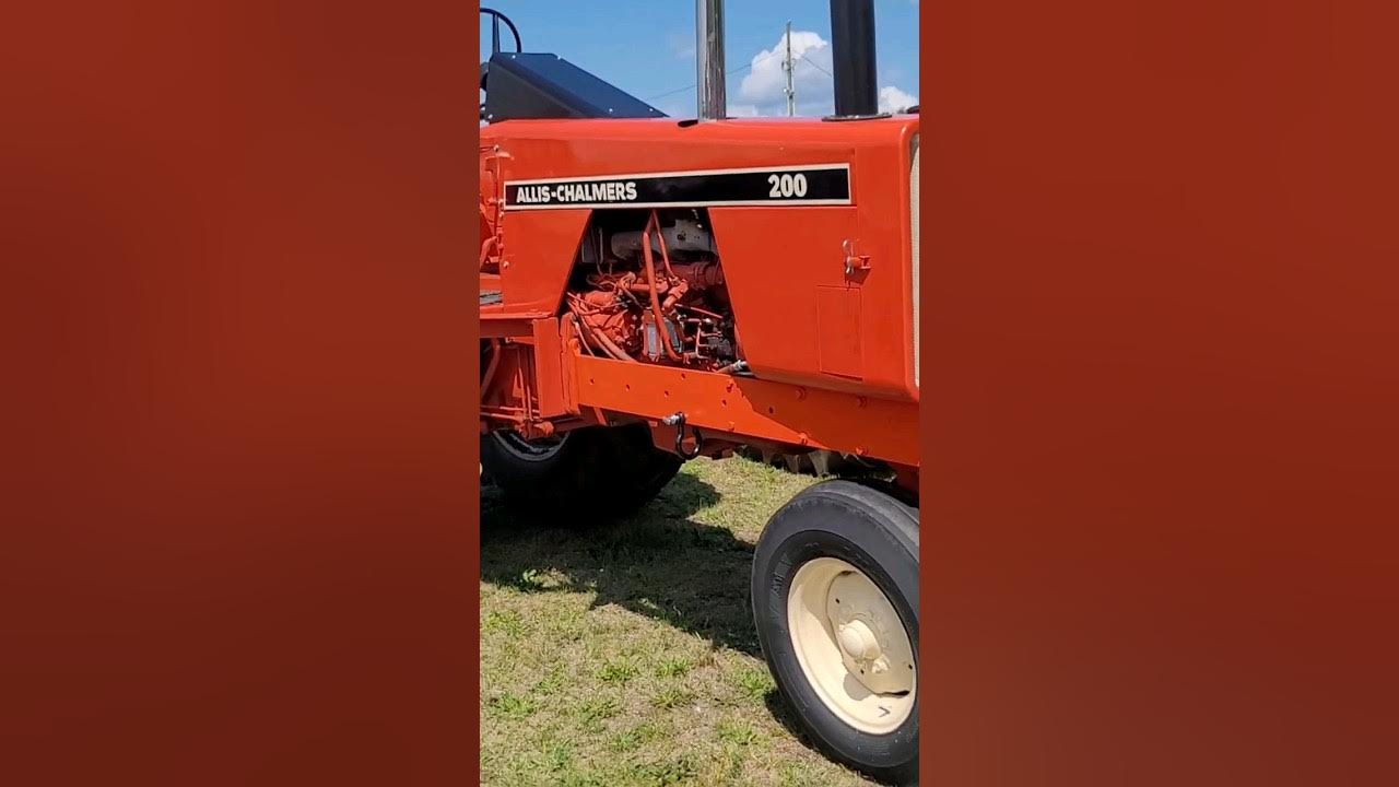 Allis Chalmers Tractors at the Benson NC antique tractor show tractor