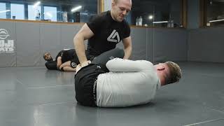 Owen Jones & Eoghan O'Flannagan Work Positional Rounds At Roger Gracie Academy