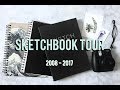 Sketchbook Tour 2008 - 2017 // Que hay en mi cuaderno de dibujo