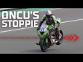 Oncu imitates Razgatlioglu with Turn 1 stoppie in #WorldSSP FP1 | #CZEWorldSBK