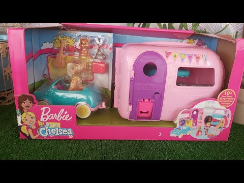 Chelsea'nın Karavanı Kutu Açılımı Barbie Club Chelsea Camper Unboxing