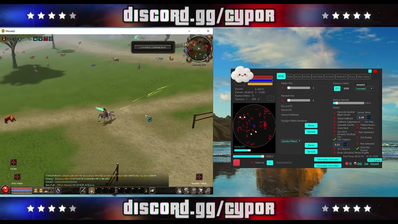 Mosata2 | Metin Stone Bot | Farm Bot |  Anti-BAN | Cypor Bot