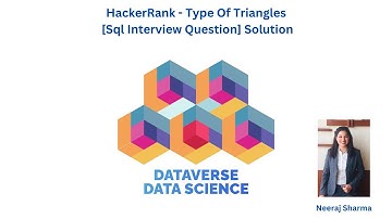 HackerRank - Type Of Triangles [Sql Interview Question] Solution