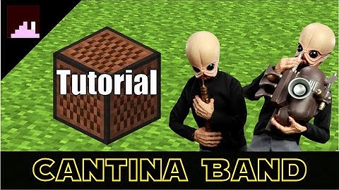 Cantina Band from Star Wars Minecraft Noteblock Tutorial