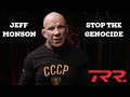 Jeff monson speaks against the genocide of palestinian people