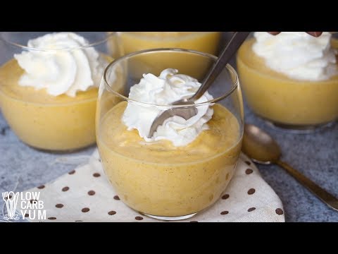 Keto Low Carb Pumpkin Mousse Recipe