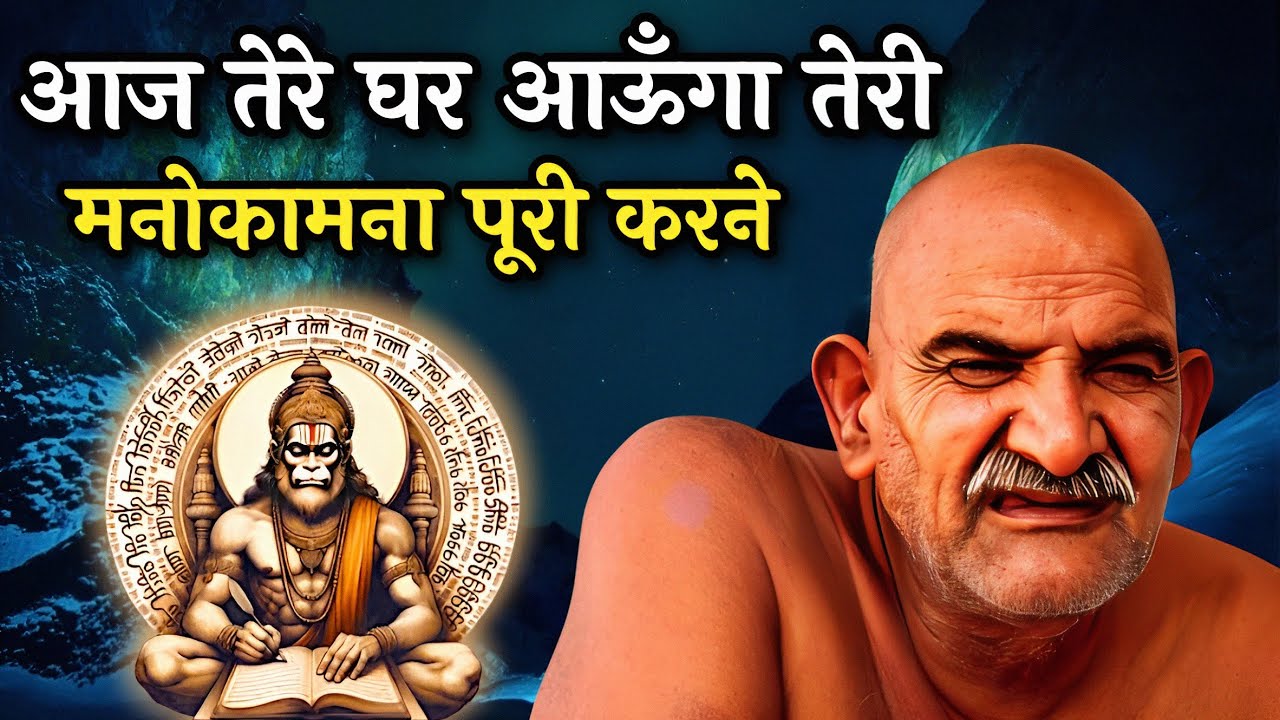 आज तेरे घर आऊँगा तेरी मनोकामना पूरी करने | Neem Karoli Baba | Hanuman Ji | Hanuman Chalisa | 