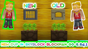 Found New Duplicate Glitch in the Skyblock(2.24.1) Blockman Go [2.24.1] #blockmango  #blockmangomods