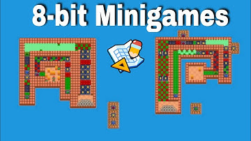 Brawl Stars 8-bit Minigames #1 | Map Maker Minigames