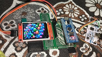 ST7735 DRAW FROM SD CARD BMP PHOTO STM32 STM32F103