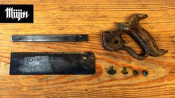 This saw was built before WWI. I made it work again.