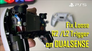 PS5 Controller Issue - How to Fix DualSense Loose R2 or L2 Adaptive Triggers (Replace Broken Spring)