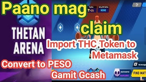 How to Claim Thetan and Add Token to Metamask wallet