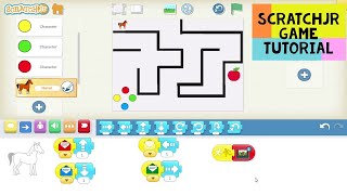 Scratch Junior Game Tutorial - Making a Game in Scratch Jr - How to Make a Maze Game in Scratch Jr screenshot 3