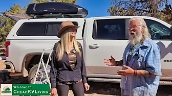 No-Build Truck Camper Setup for Simple Living!