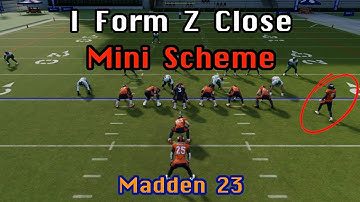 RUN HEAVY! I Form Z Close Mini Scheme | Madden 23 Tips & Tricks