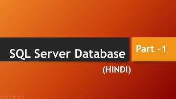 [Hindi] Part 1 -  Connecting to SQL Server using SSMS (Hindi/Urdu)