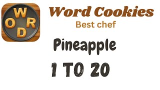 Word Cookies Pineapple Answers [1 to 20 Levels] | Under Best chef Category screenshot 5