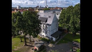 Частный дом в Дессау, Германия. 4K video.