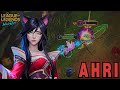 SEASON 18 STAR GUARDIAN AHRI GAMEPLAY | Wild Rift (Build + Runes)