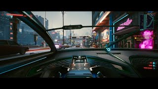 Pov Driving In Night City - Test Drive Rayfield Caliburn