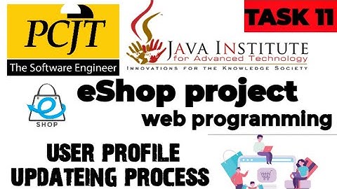 Web Project Task 11| java institute |  1st Year | e shop @javainstituteforadvancedte1415