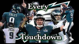 Nick Foles Every Touchdown with the Eagles (20122019) Highlights
