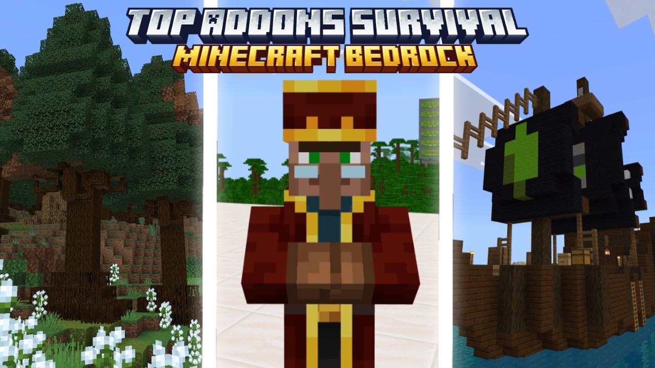 Los 5 Mejores Addons para Mejorar tus Survivals de Minecraft Bedrock 26 ...