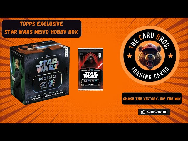 NEW RELEASE - Topps Star Wars Meiyo 2025 - Hobby Box Opening - YouTube