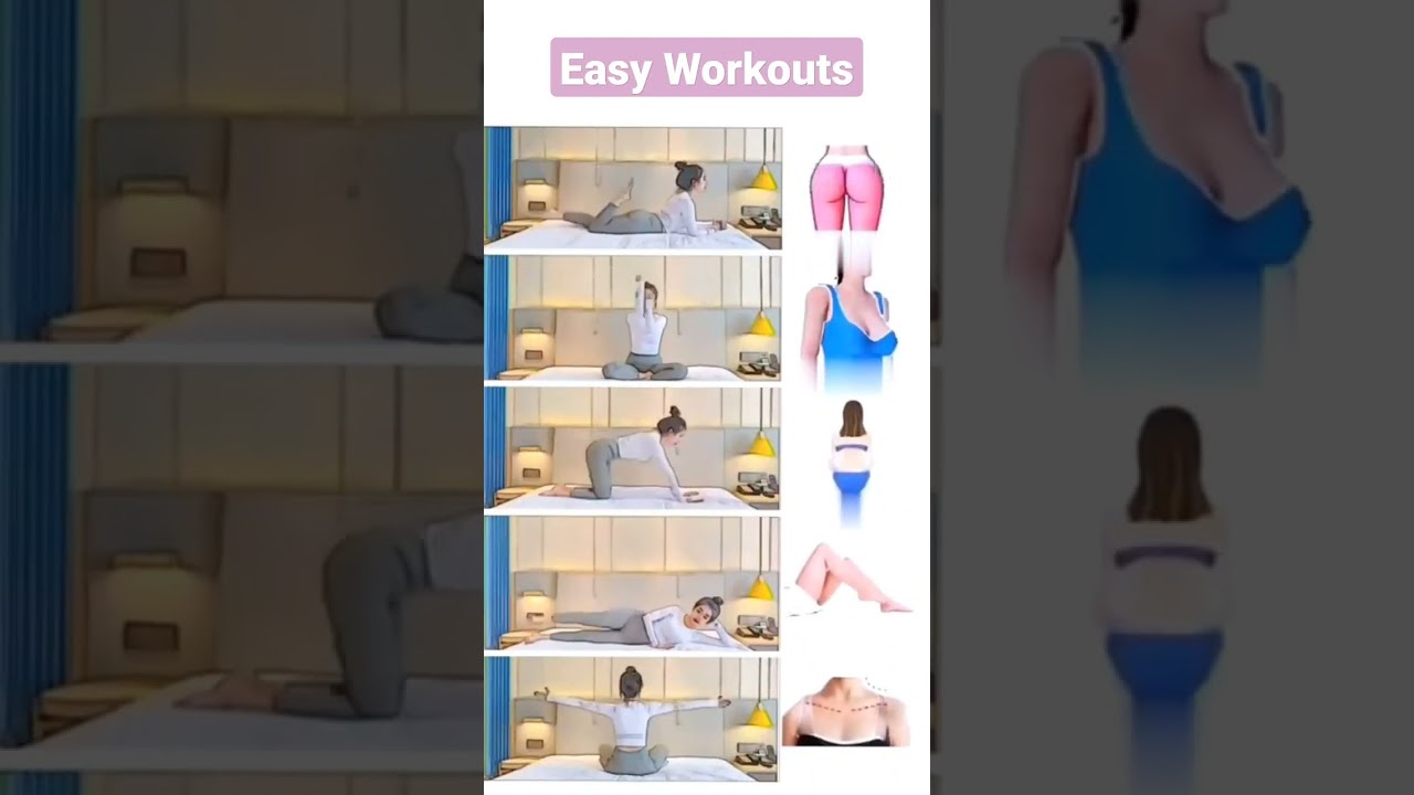 Easy exercises to lose belly fat🔥