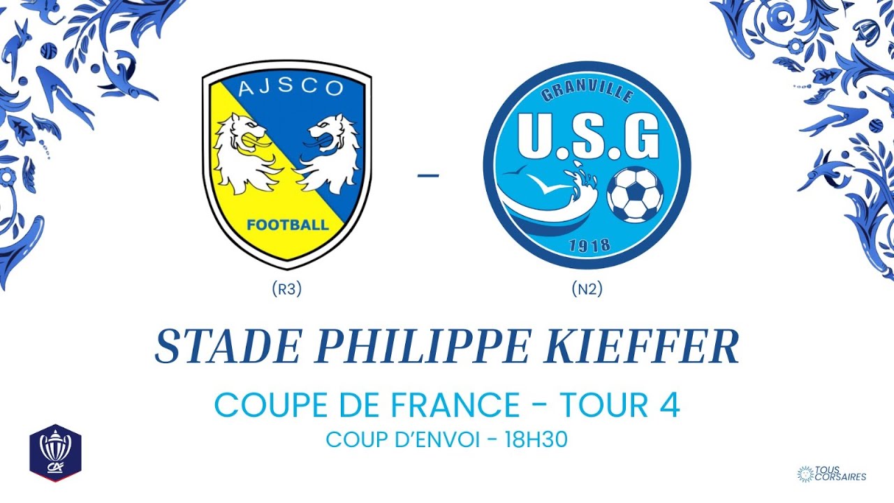 AJS Ouistreham vs US Granville 4e Tour de Coupe de France