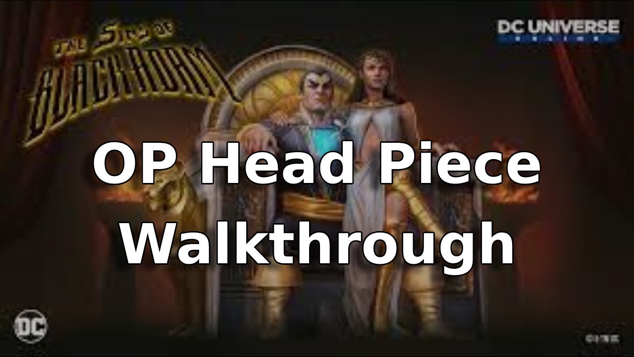 DCUO: How To Obtain The New OP Head Piece