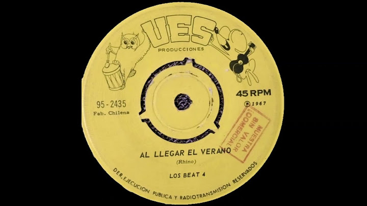 Beat 4 - Al llegar el verano (1967) (Single/ Sencillo)