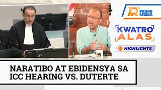 Reaksyon Ni Ronald Llamas Sa Naganap Na Icc Hearing Vs Duterte Sa The Hague Kwatro Alas