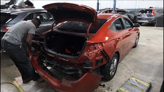 2019 Hyundai Elantra how to take the back bumper and tail lamp off