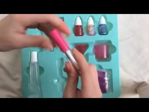 ASMR: make your own lipgloss kit (soft spoken)