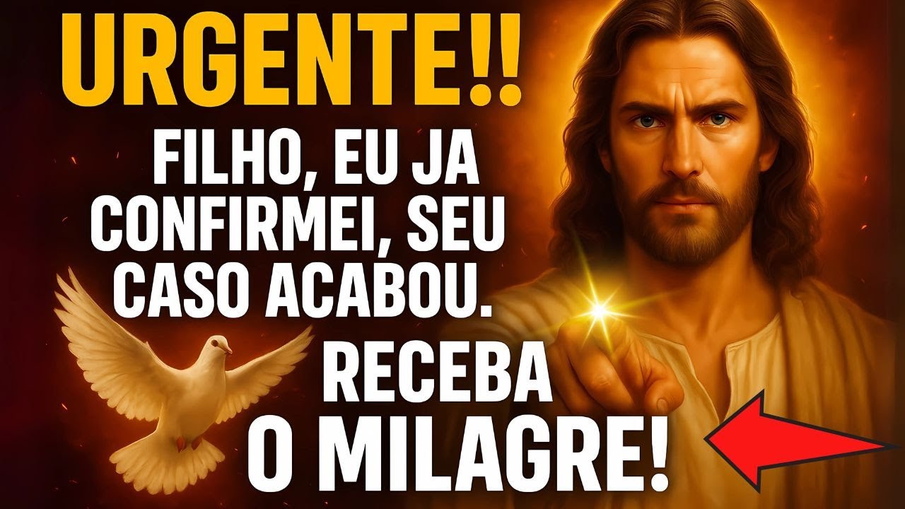 🙌 O Espírito Santo te diz agora: Sua espera acabou, hoje libero seu milagre