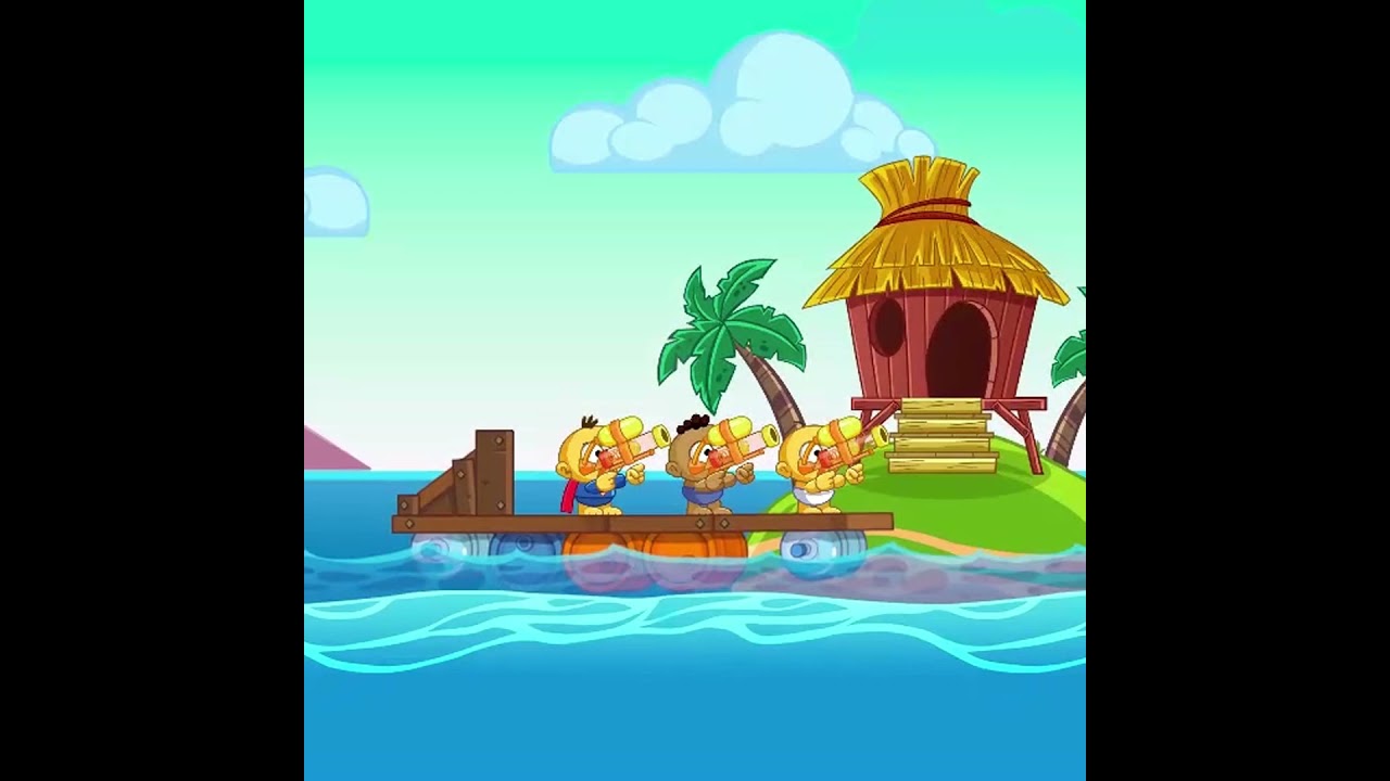 Crush your enemies in Raft Wars!