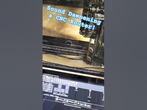 Added some seals on the CNC and the sound difference is nuts #cnc #